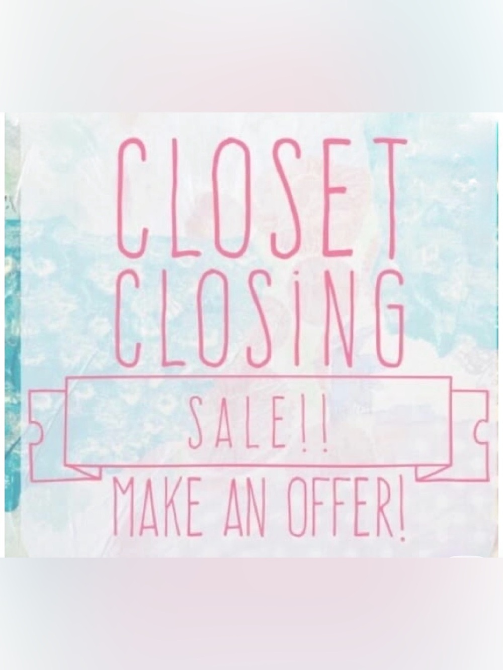 Closing for the Summer-back in September/October